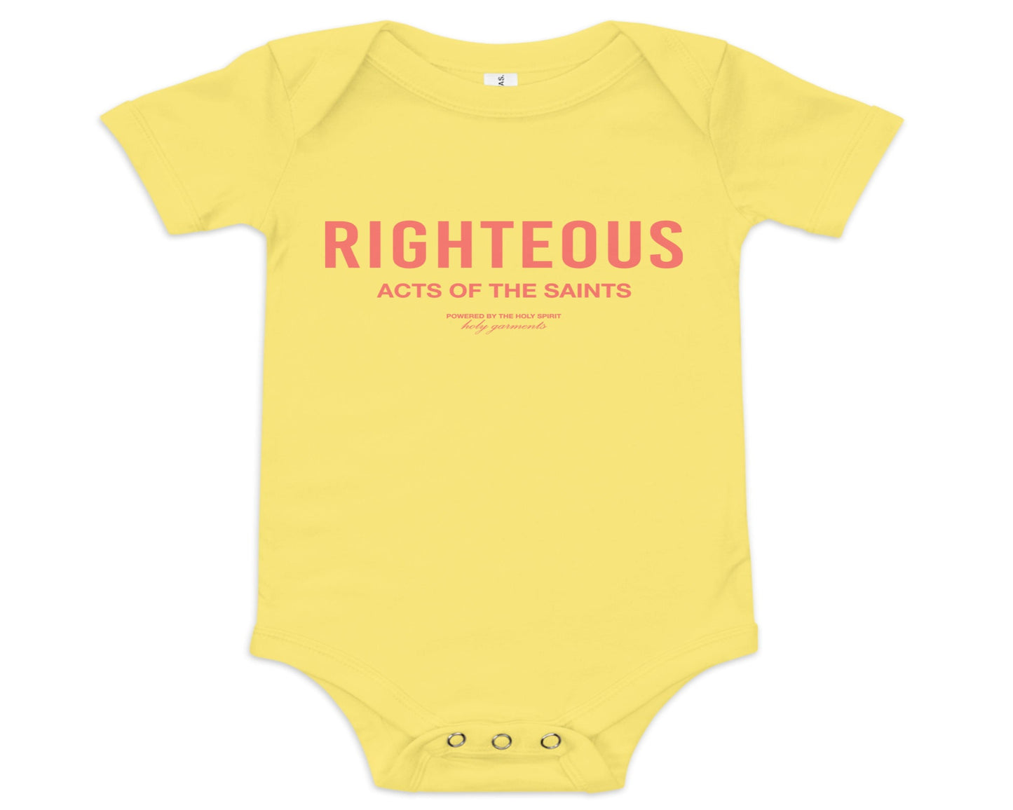Baby Righteous Onesie - Coral
