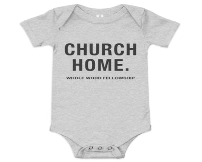 Baby Church Home. Onesie