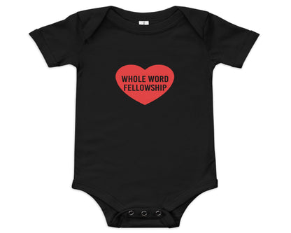 Baby Whole Word Heart Onesie