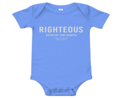 Baby Righteous Onesie - Darks