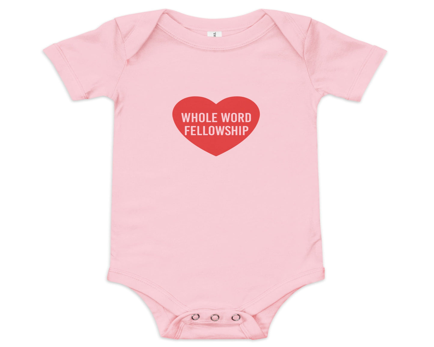 Baby Whole Word Heart Onesie