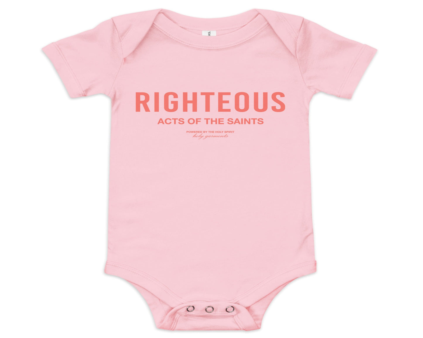 Baby Righteous Onesie - Coral