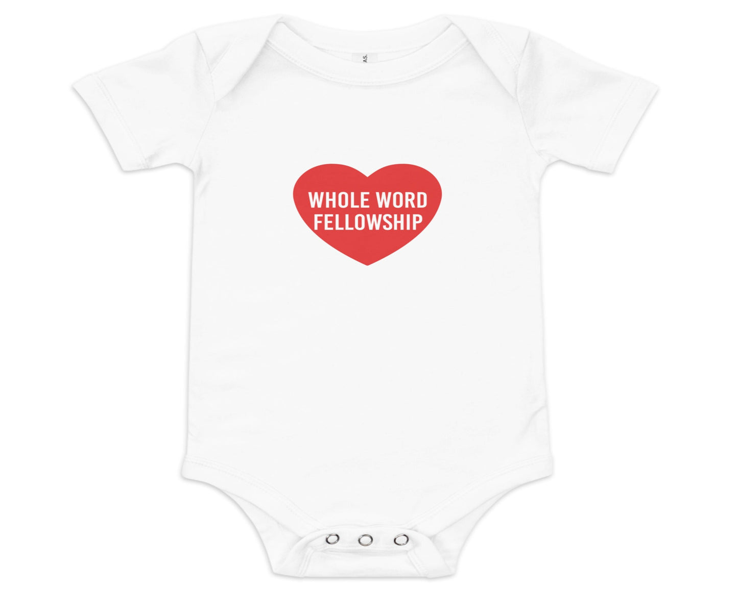 Baby Whole Word Heart Onesie