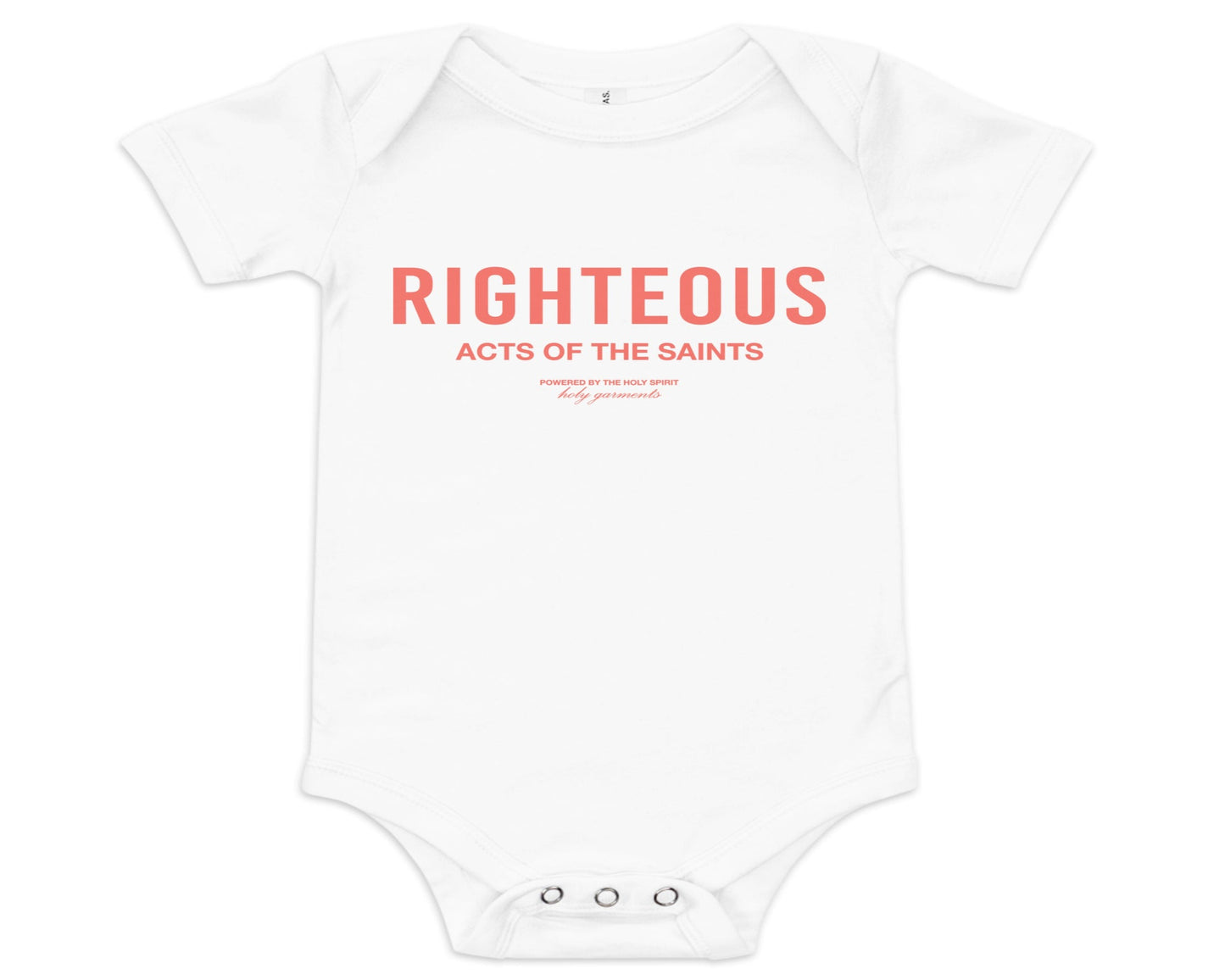 Baby Righteous Onesie - Coral