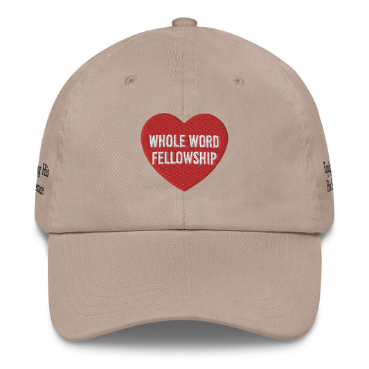 Whole Word Heart Dad Hat