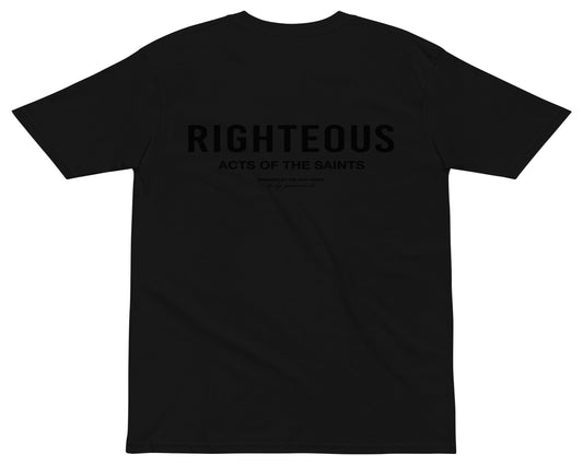 [Limited] Righteous T-Shirt - Stealth Black