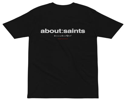 about:saints T-Shirt - Black