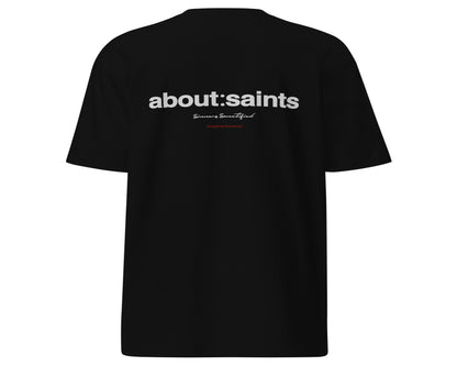 about:saints T-Shirt - Black