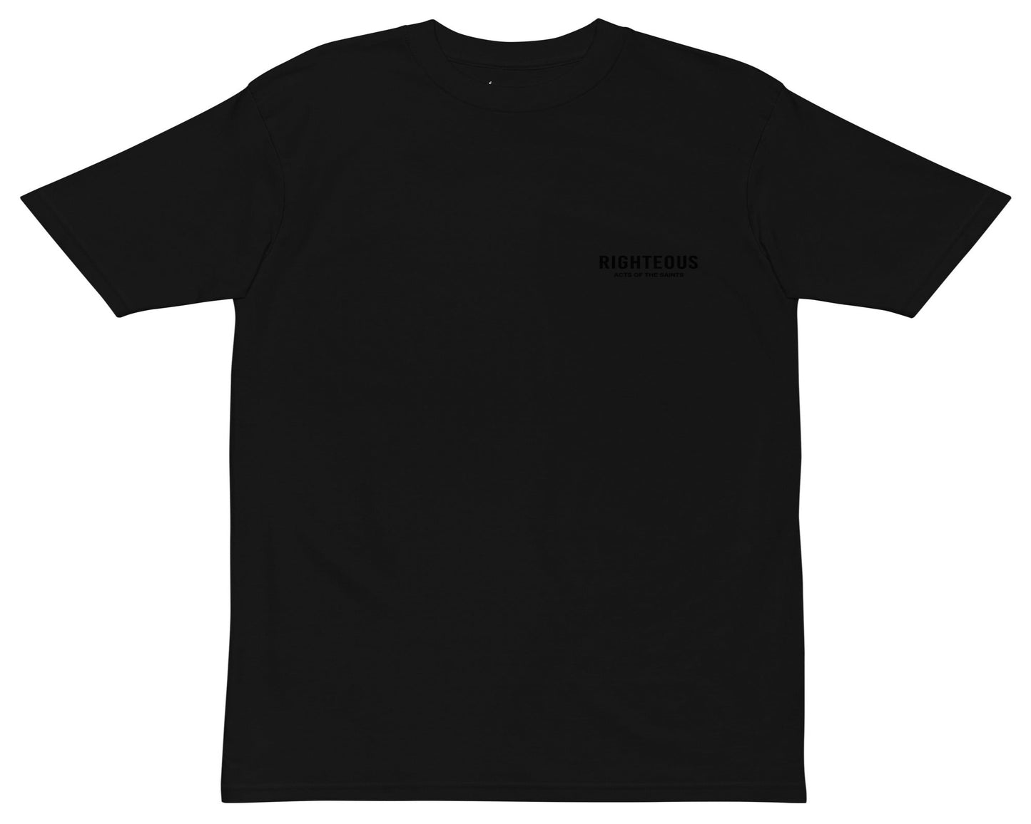 [Limited] Righteous T-Shirt - Stealth Black