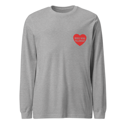 Whole Word Fellowship Heart Long Sleeve Tee