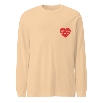 Whole Word Fellowship Heart Long Sleeve Tee