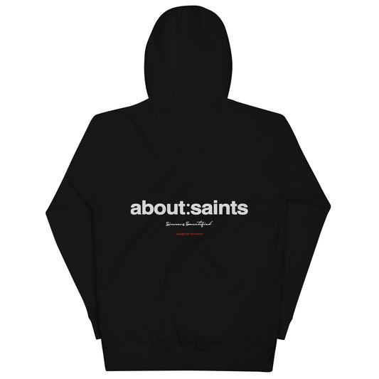 about:saints Hoodie - Black