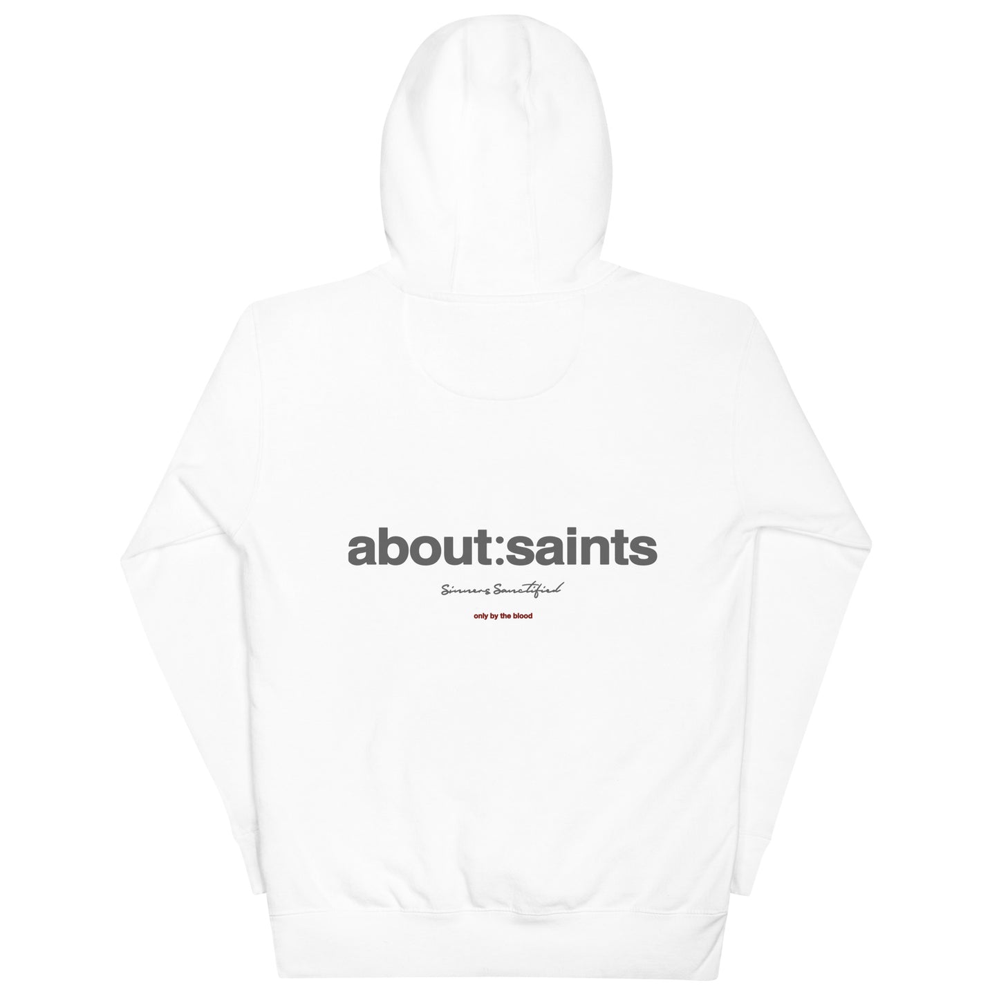 about:saints Hoodie - White