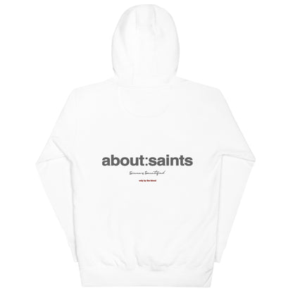 about:saints Hoodie - White