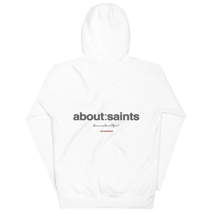 about:saints Hoodie - White