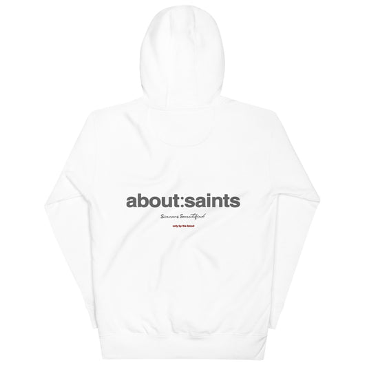 about:saints Hoodie - White