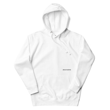 about:saints Hoodie - White