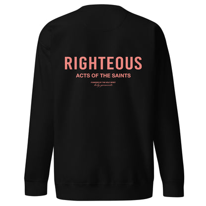 Righteous Crewneck - Coral