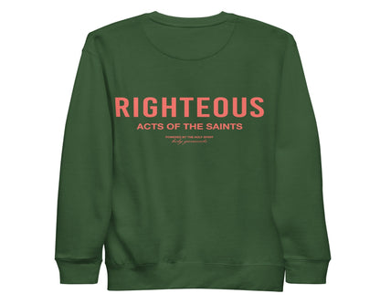 Righteous Crewneck - Coral