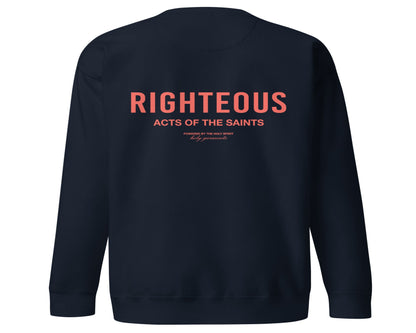 Righteous Crewneck - Coral