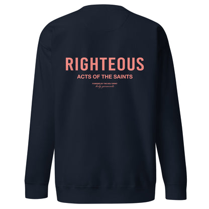 Righteous Crewneck - Coral