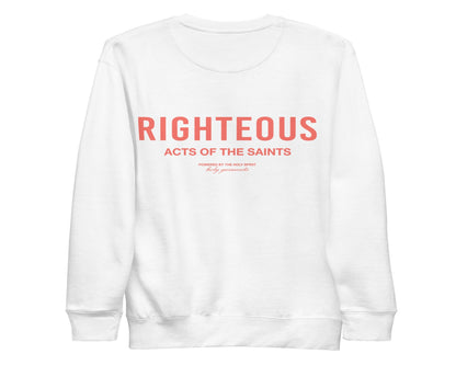 Righteous Crewneck - Coral