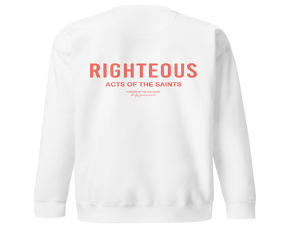 Righteous Crewneck - Coral