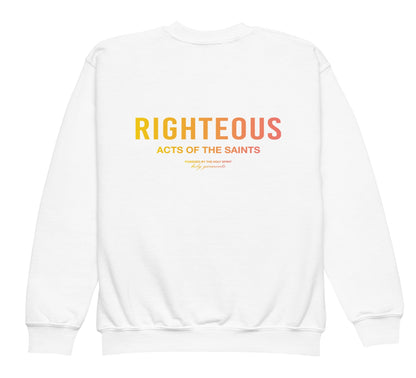 Kids Righteous Crewneck - Strawberry Lemonade