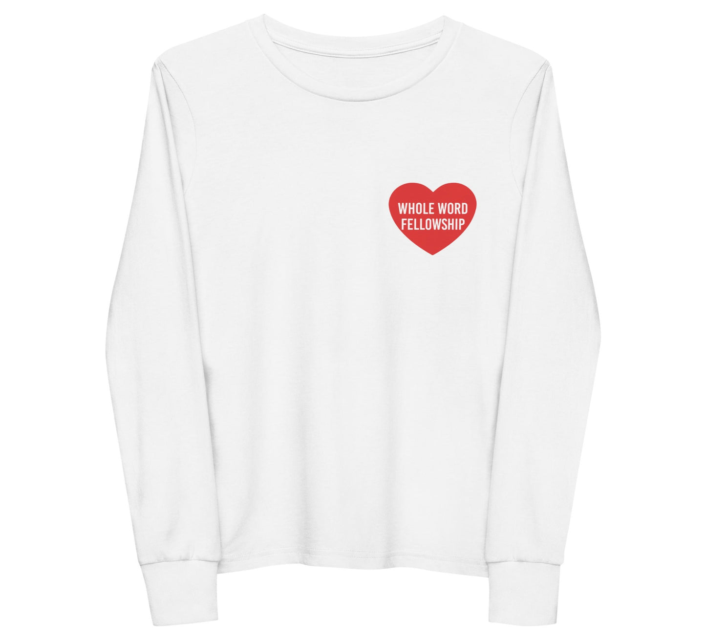 Kids Whole Word Fellowship Heart Long Sleeve Tee