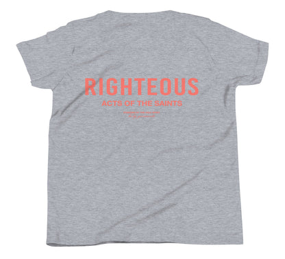 Kids Righteous T-Shirt - Coral