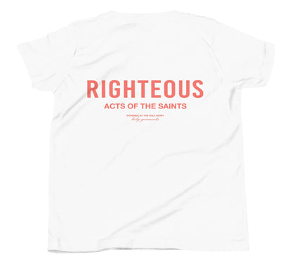 Kids Righteous T-Shirt - Coral